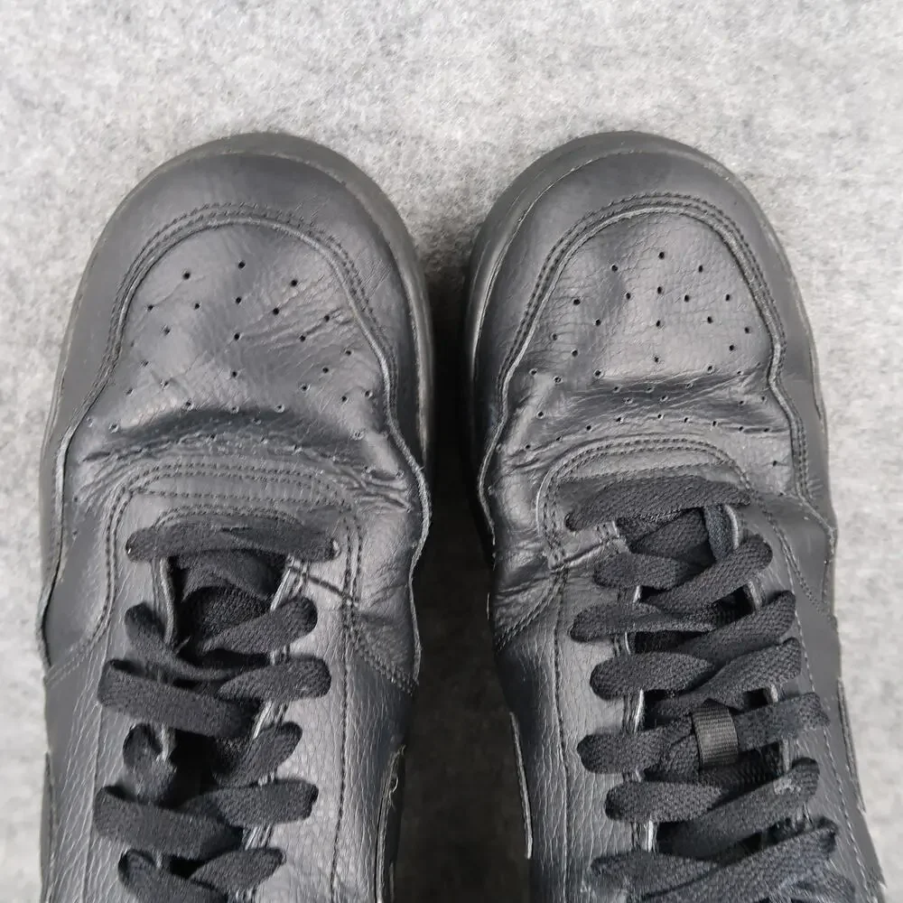 Nike Shoes Mens 10.5 Air Force One Low Sneakers Casual Lifestyle Black Trainers